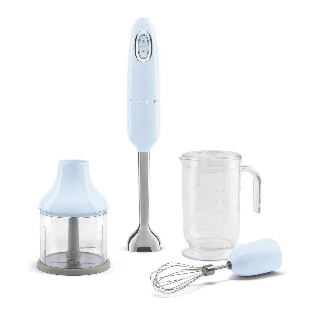 Smeg Pastel Mavi Aksesuarlı El Blender Seti - HBF03PBEU