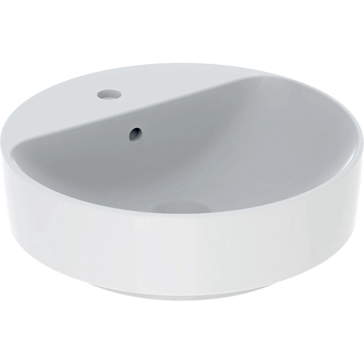 Geberit VariForm 45 cm Batarya Banklı Yuvarlak Çanak Lavabo