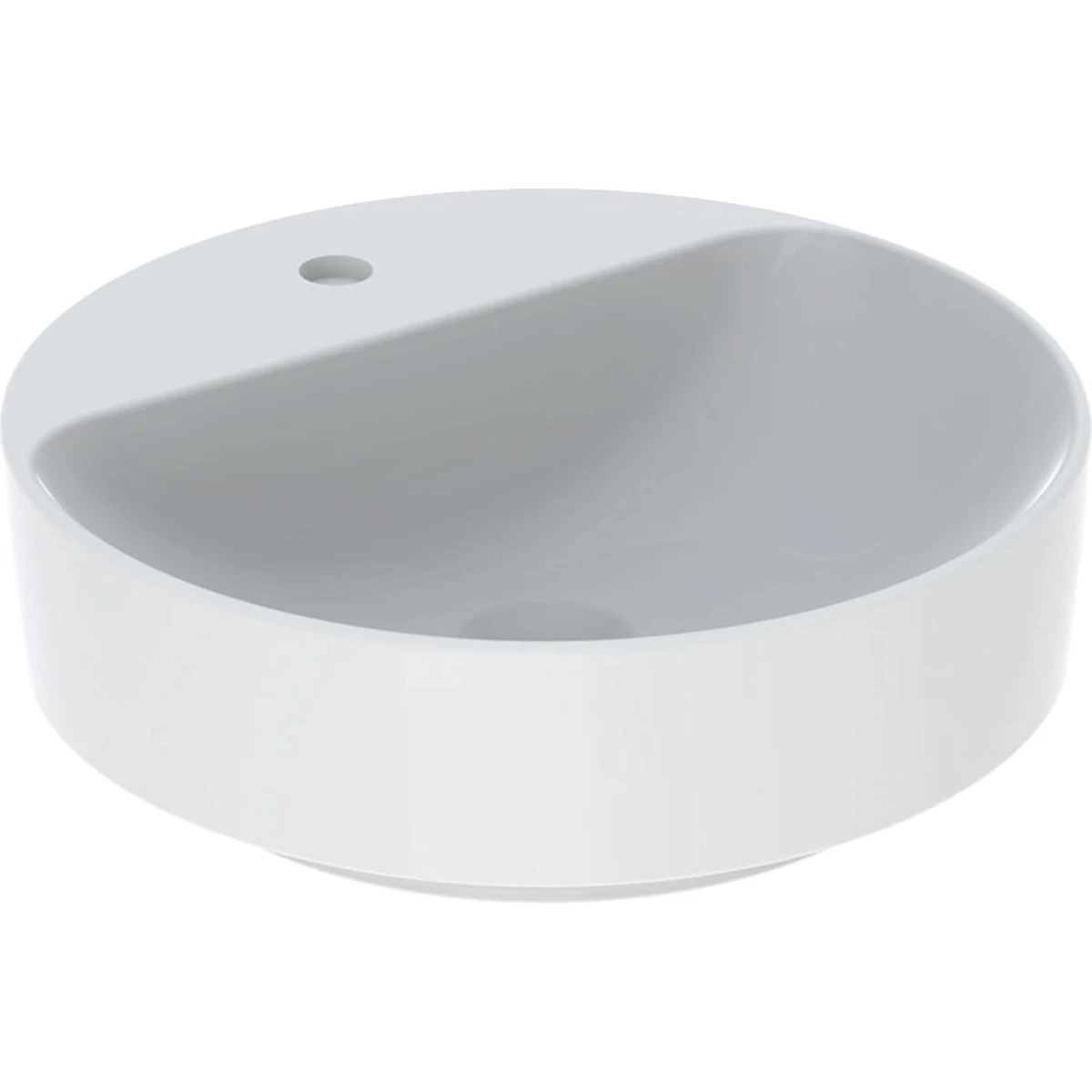 Geberit VariForm 45 Cm Batarya Banklı Yuvarlak Çanak Lavabo - 500.770.01.2