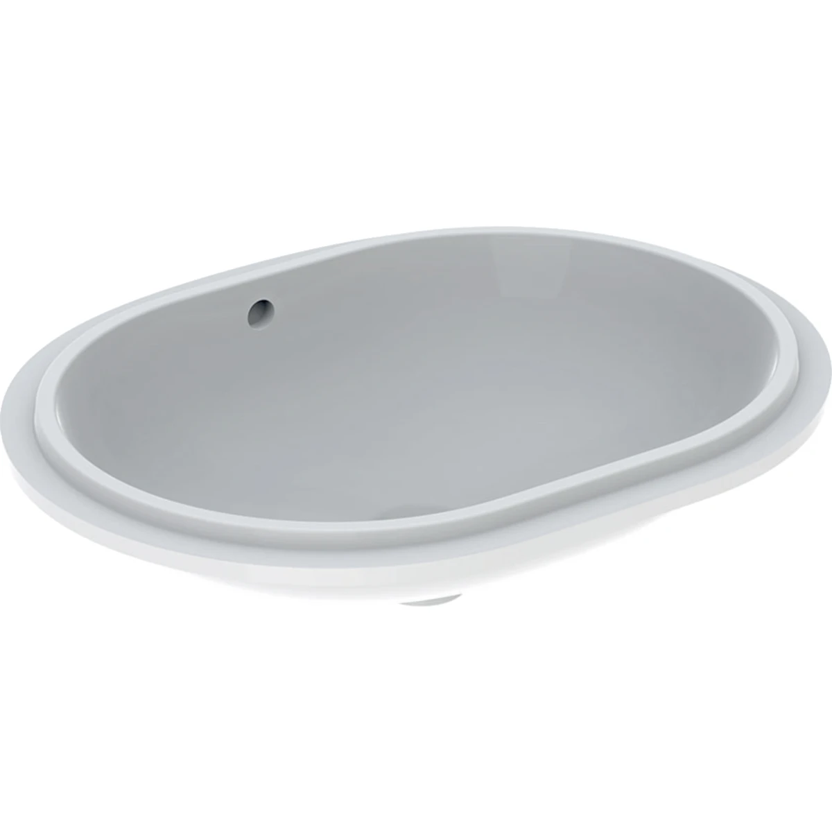Geberit VariForm 63x49 cm Eliptik Yuvarlak Tezgah Altı Lavabo