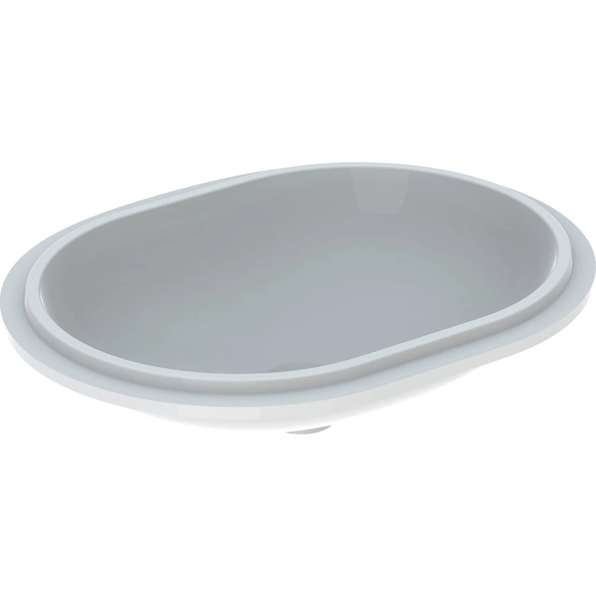 Geberit VariForm 63x49 Cm Eliptik Yuvarlak Tezgah Altı Lavabo - 500.758.01.2