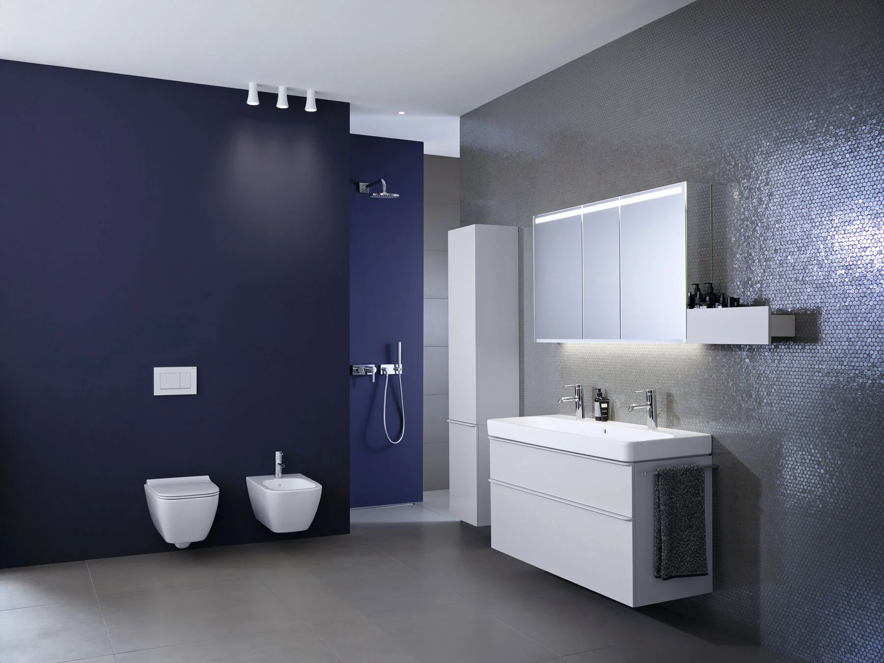Geberit Smyle Square 75x48 cm Batarya Delikli Lavabo 3