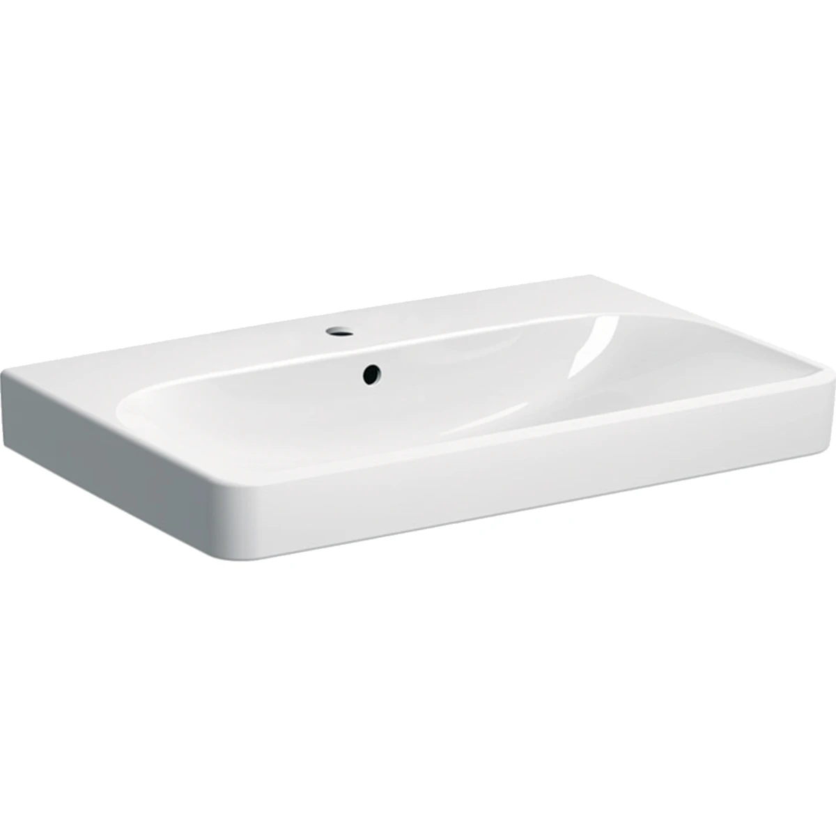 Geberit Smyle Square 75x45 cm Etajerli Lavabo