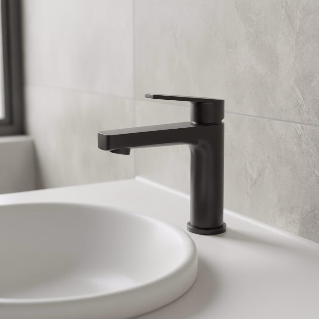 Kale Sempre Plus Mat Siyah Lavabo Bataryası 2