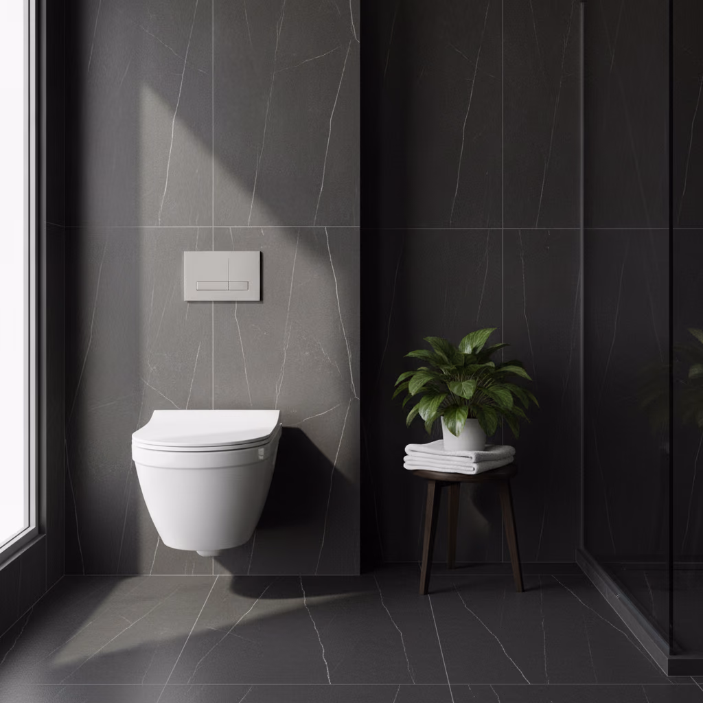 Kale Idea Açık Montaj Kanalsız Akış Asma Klozet + Ultra Slim Yavaş Kapanan Klozet Kapağı 2