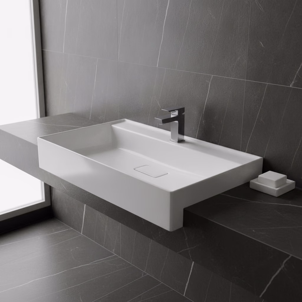 Kale Solid 80x50 Cm Lavabo 2