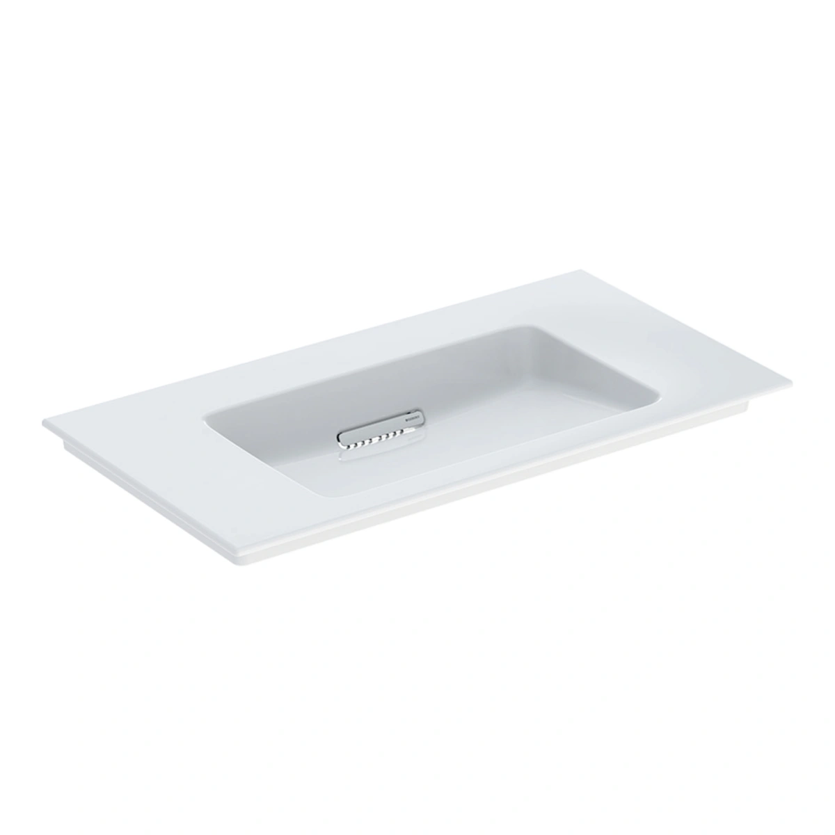 Geberit ONE CleanDrain 90 cm Etajerli Lavabo, Batarya Deliksiz