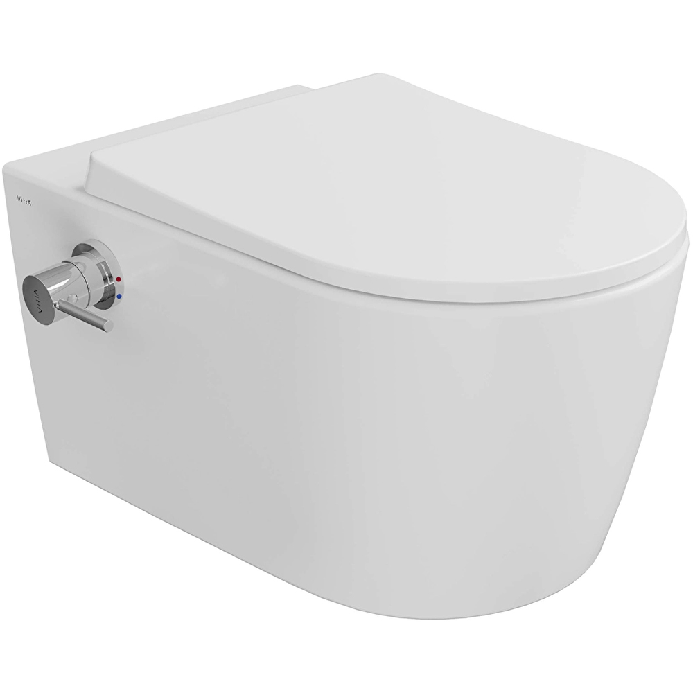 Vitra Metropole Round QuantumFlush Termostatik Entegre Musluklu Asma Klozet