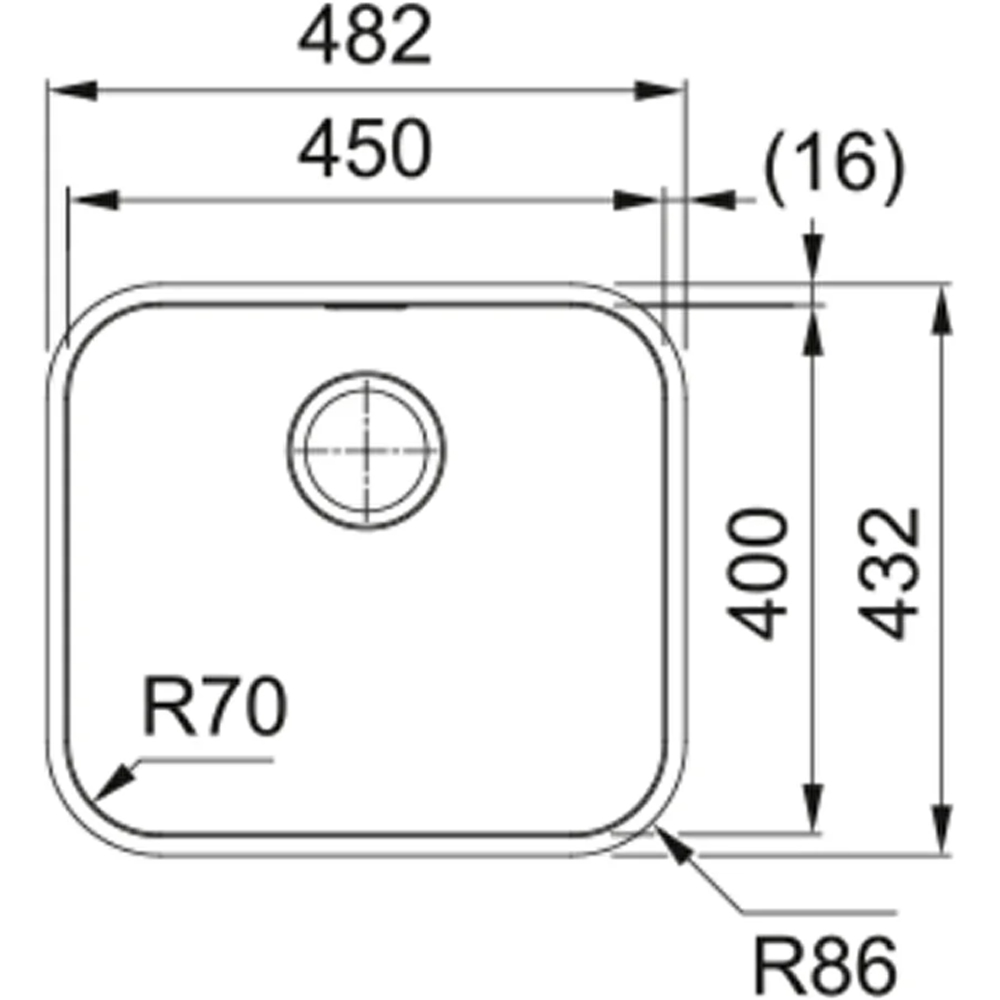 Franke Smart Srx 110-45 Çelik Eviye 2