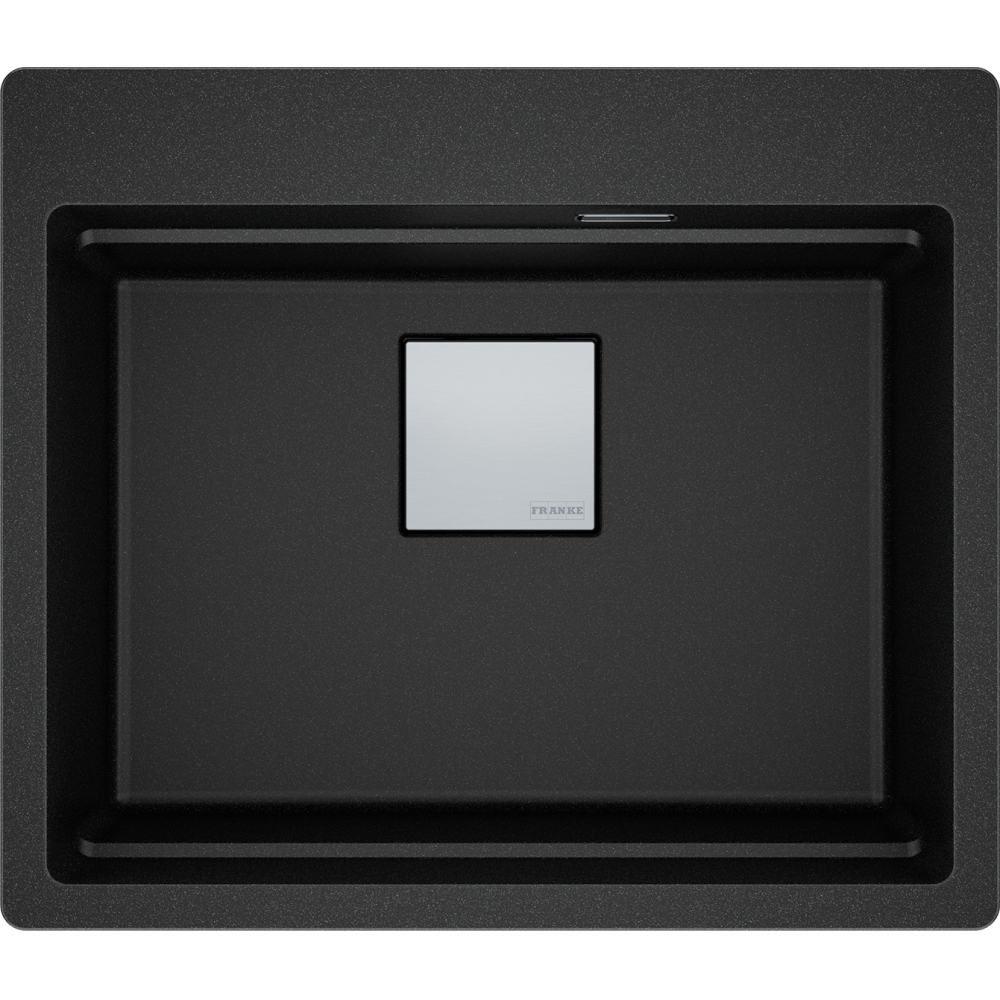 Franke Kubus Kng Pro 610-53 Nero Granit Eviye