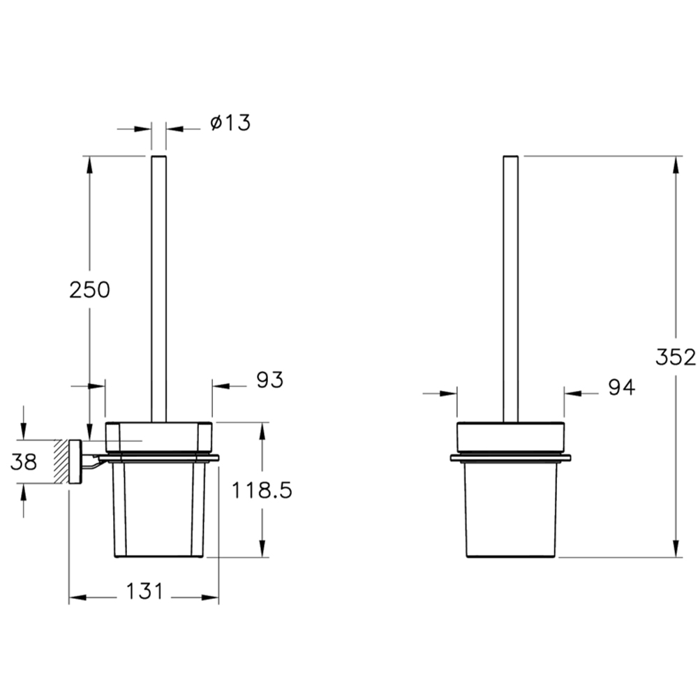 Vitra Flow Tuvalet Fırçalığı 2