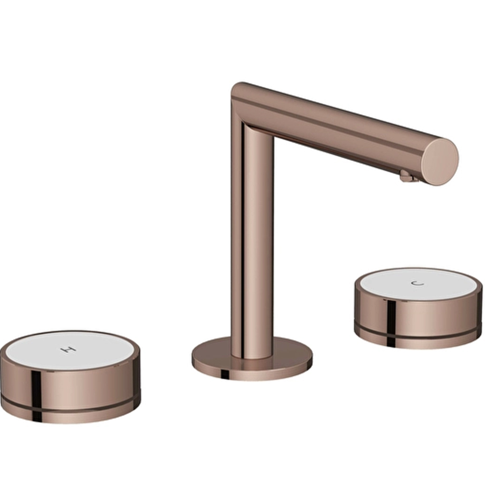 Artema Origin Aura 3 Delikli Soft Bakır-Beyaz Cam Lavabo Bataryası