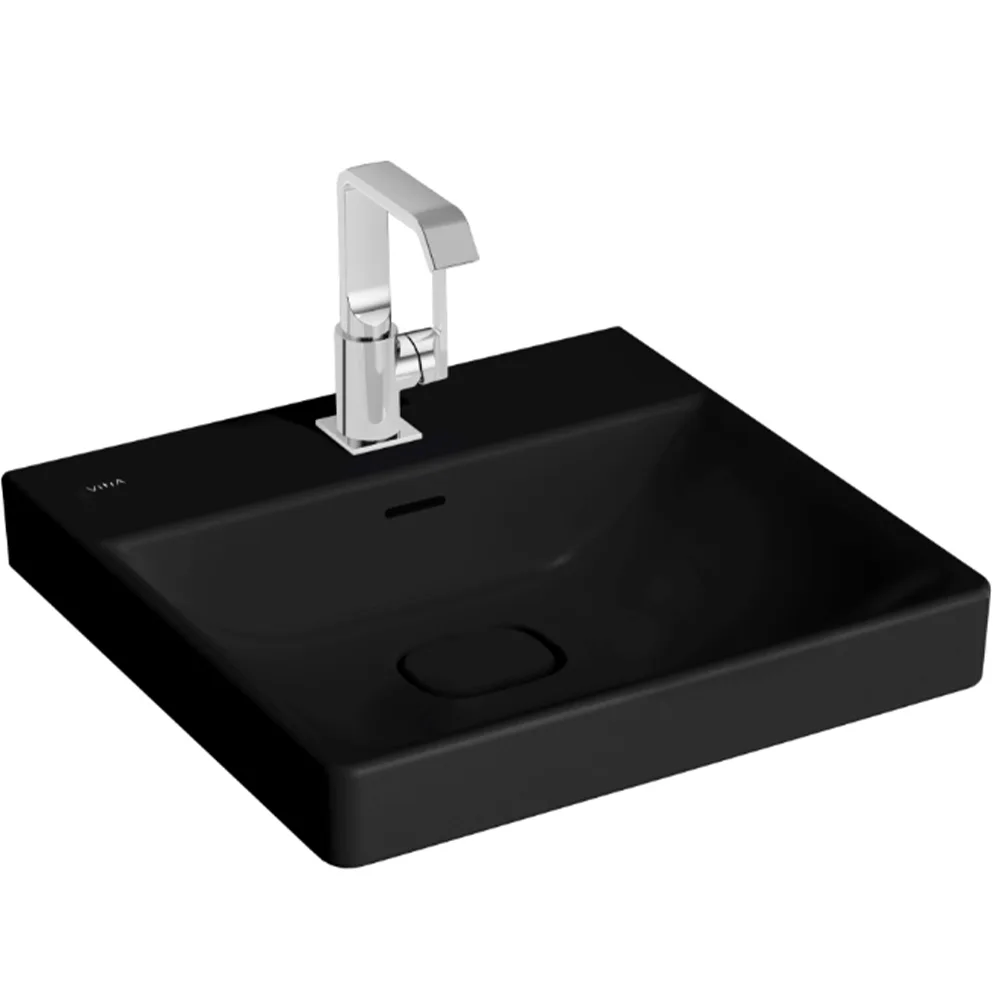 Vitra Metropole 50x47 Cm Mat Siyah Lavabo