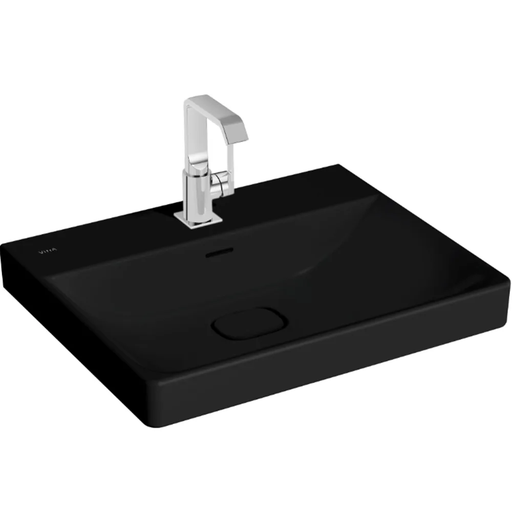 Vitra Metropole 60x47 Cm Mat Siyah Lavabo