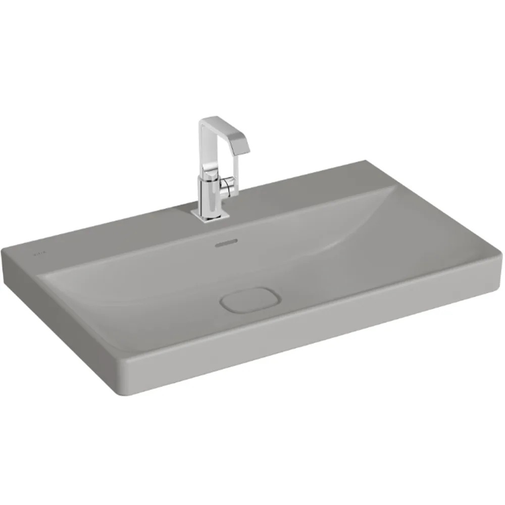 Vitra Metropole 80x47 Cm Mat Taş Gri Lavabo