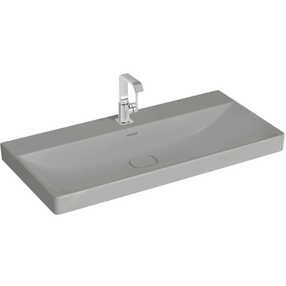 Vitra Metropole 100x47 Cm Mat Taş Gri Lavabo