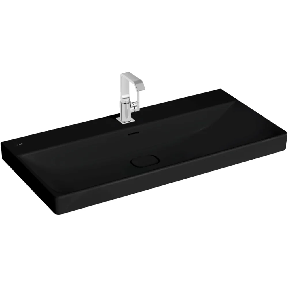 Vitra Metropole 100x47 Cm Mat Siyah Lavabo