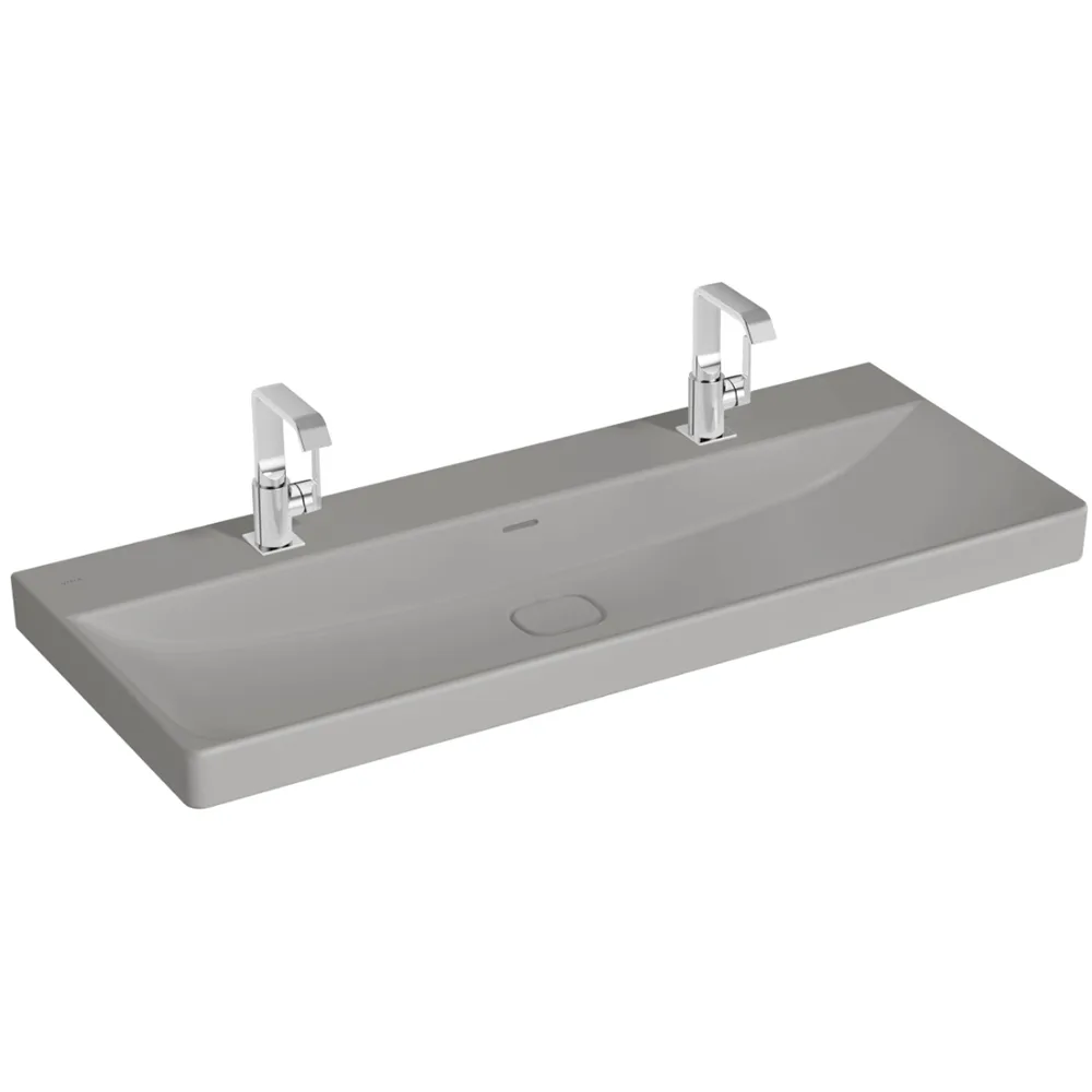 Vitra Metropole 120x47 Cm Mat Taş Gri Lavabo