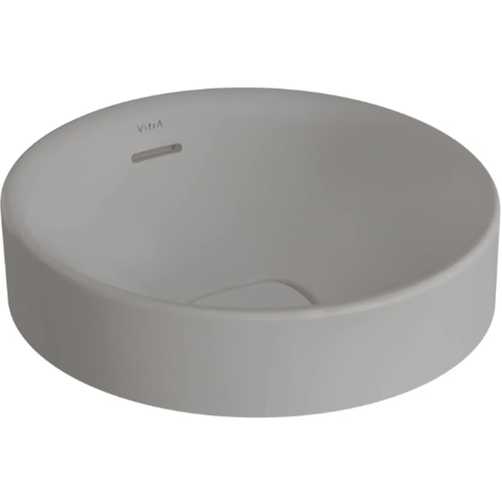 Vitra Metropole 40x40 Cm Mat Taş Gri Çanak Lavabo