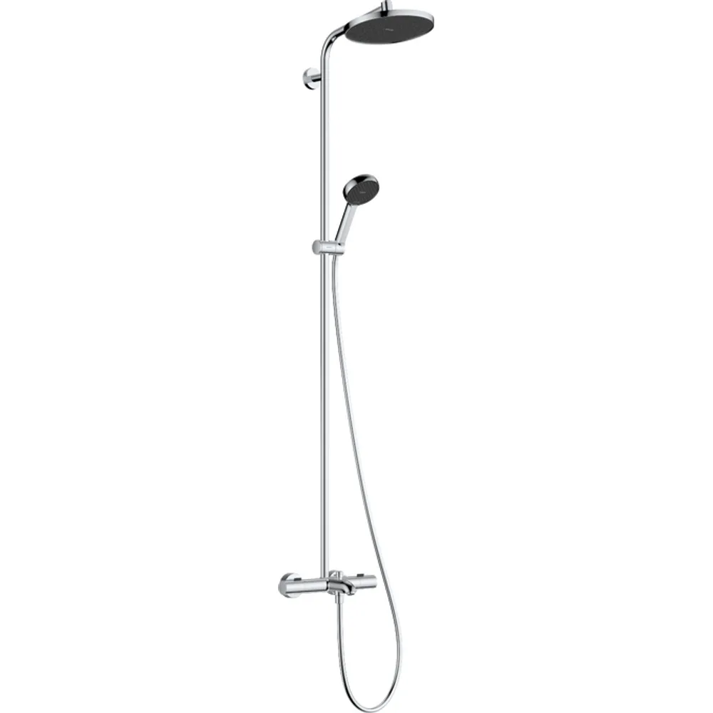 Hansgrohe Activera S 240 1jet EcoSmart Küvet Termostatlı Duş Kolonu - 28871000