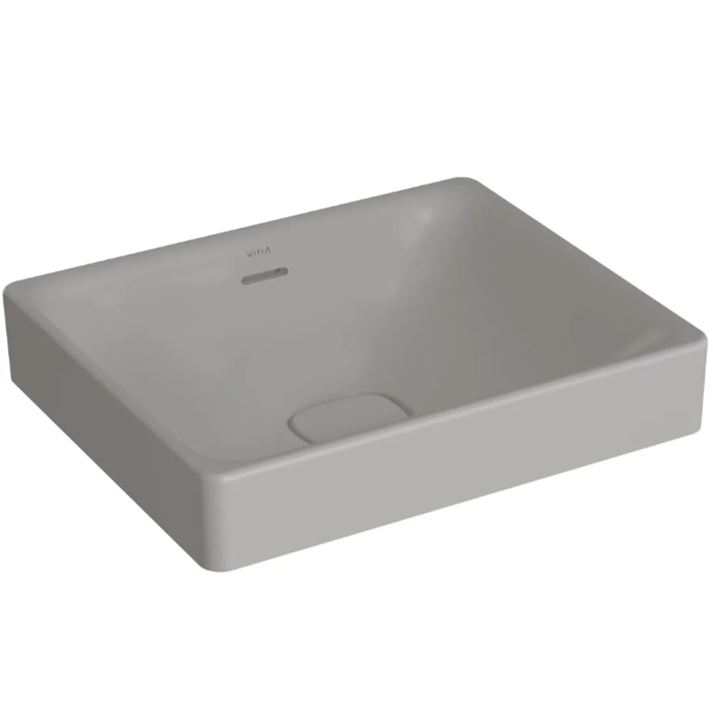 Vitra Metropole 50x40 Cm Mat Taş Gri Çanak Lavabo