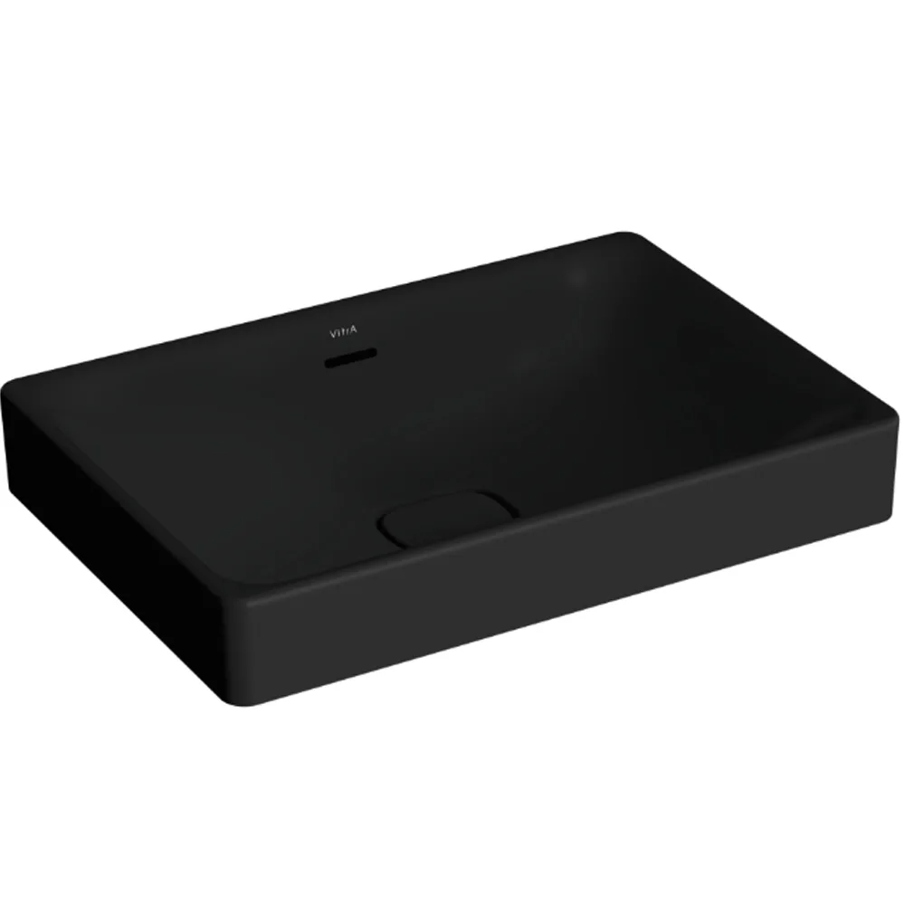Vitra Metropole 60x40 Cm Mat Siyah Çanak Lavabo