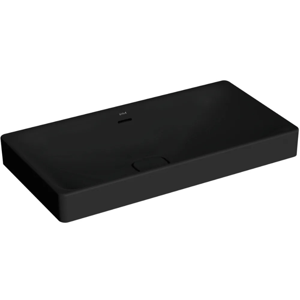 Vitra Metropole 80x40 Cm Mat Siyah Çanak Lavabo