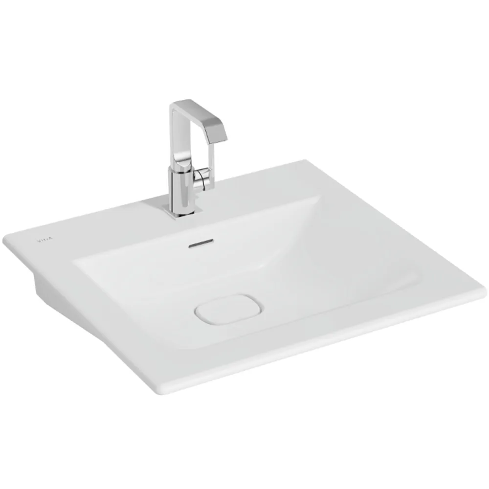 Vitra Metropole 60x53 Cm Mat Beyaz Etajerli Lavabo