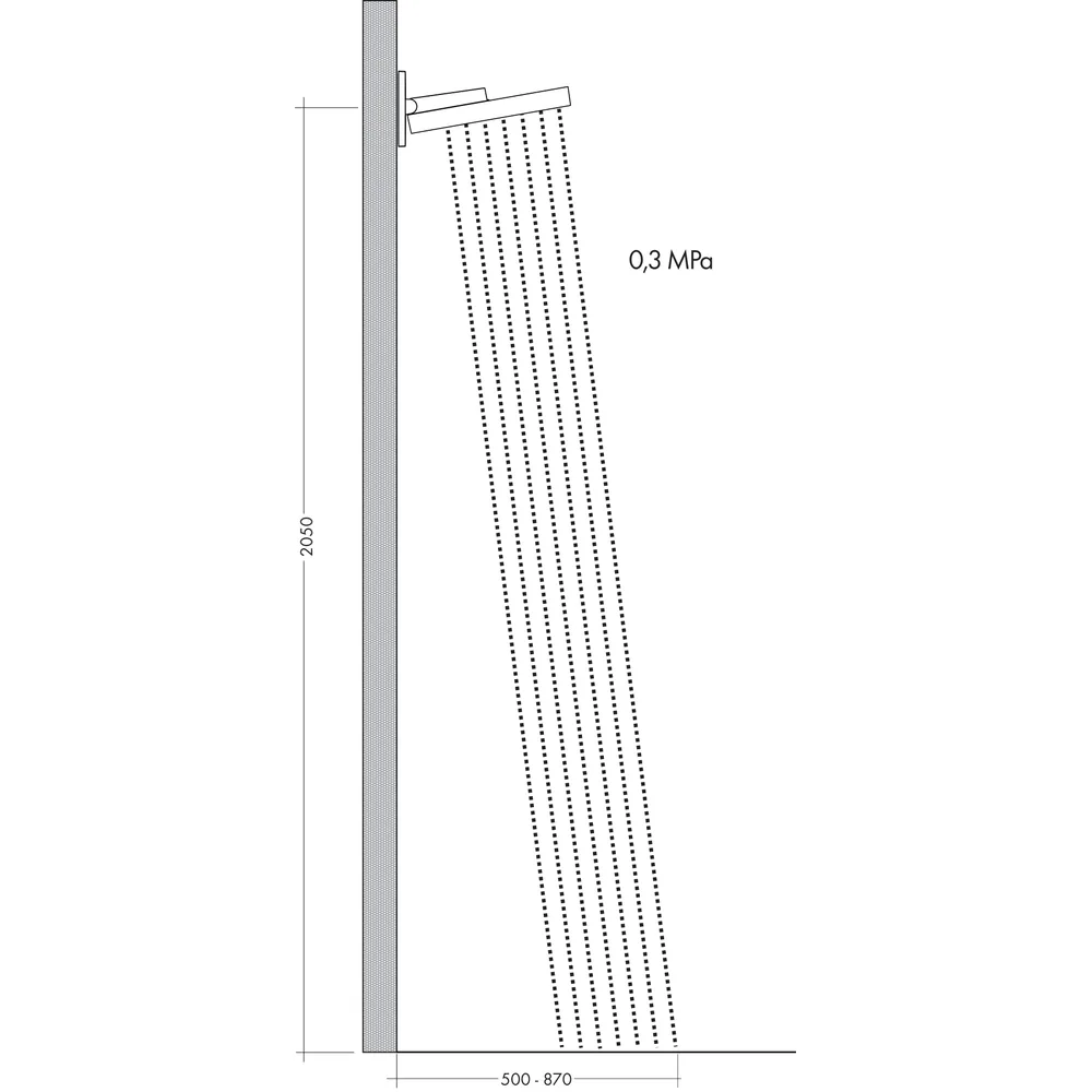 Hansgrohe Rainfinity 250 1jet Duvar Bağlantılı Tepe Duşu - 26226000 2