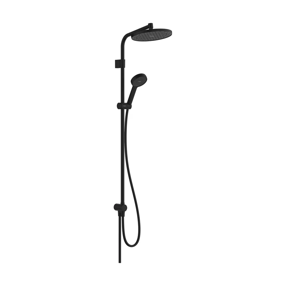 Hansgrohe Activera S 240 1jet EcoSmart Reno Mat Siyah Bataryasız Duş Kolonu - 28074670