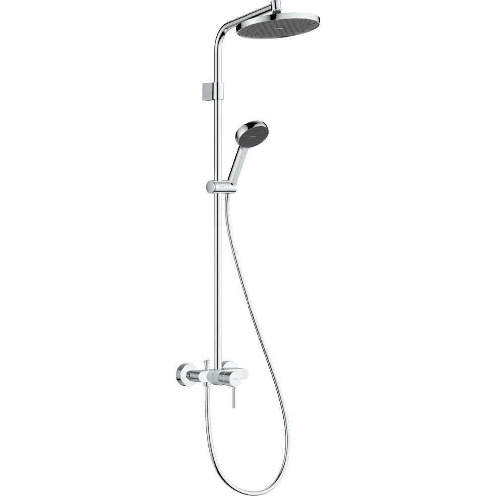 Hansgrohe Activera S 240 1jet EcoSmart Tek Kollu Bataryalı Duş Kolonu - 28875000
