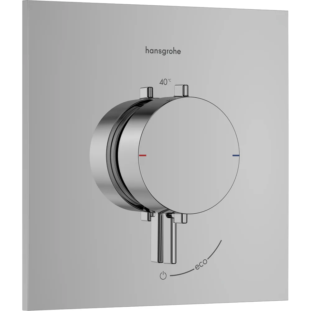 Hansgrohe Ecostat Comfort E 1 Çıkış İçin Ankastre Termostatik Banyo Bataryası - 33710000