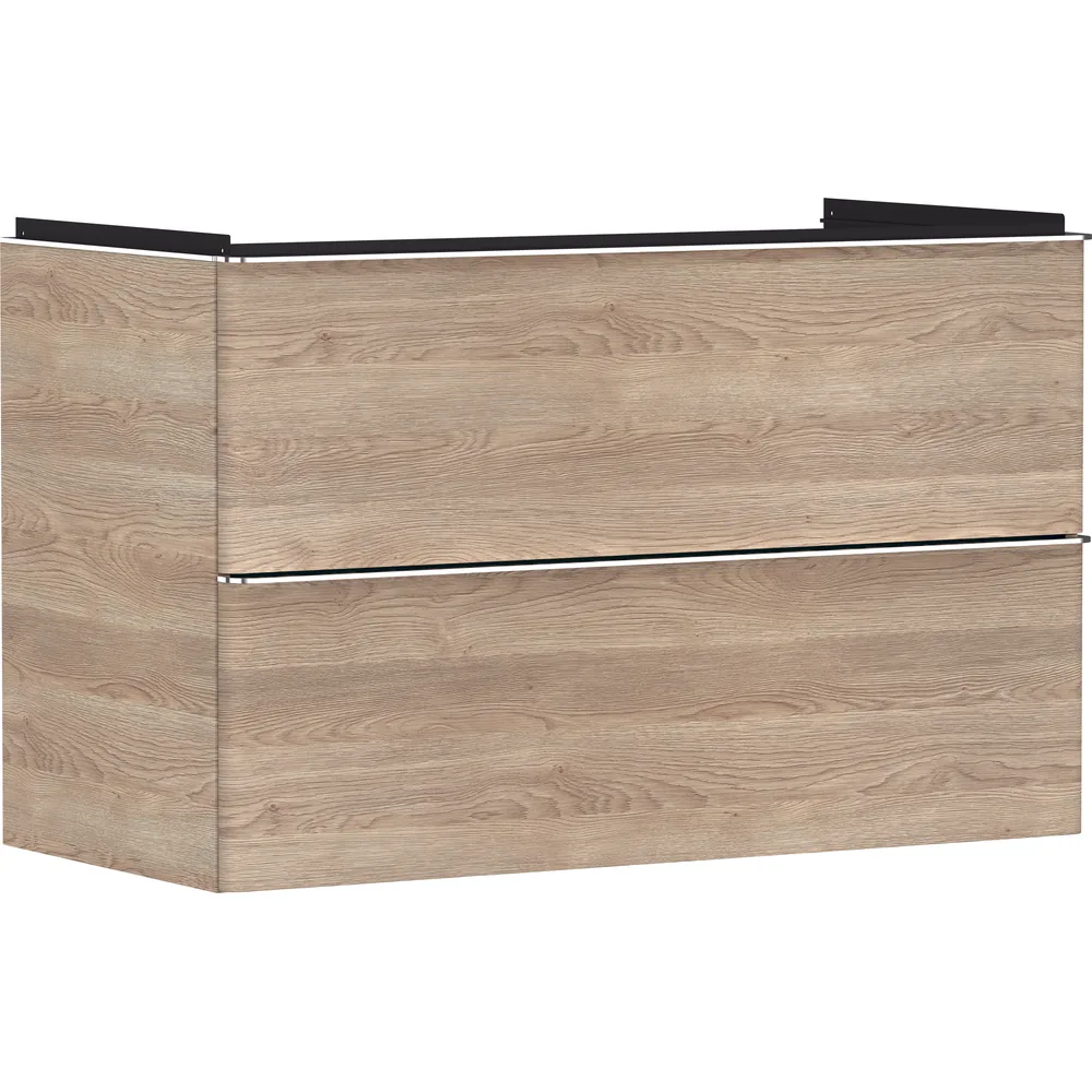 Hansgrohe Xelu Q 98 cm Doğal Meşe 2 Çekmeceli Lavabo Dolabı - 54033000