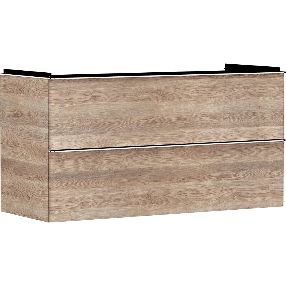 Hansgrohe Xelu Q 118 cm Doğal Meşe 2 Çekmeceli Lavabo Dolabı - 54037000