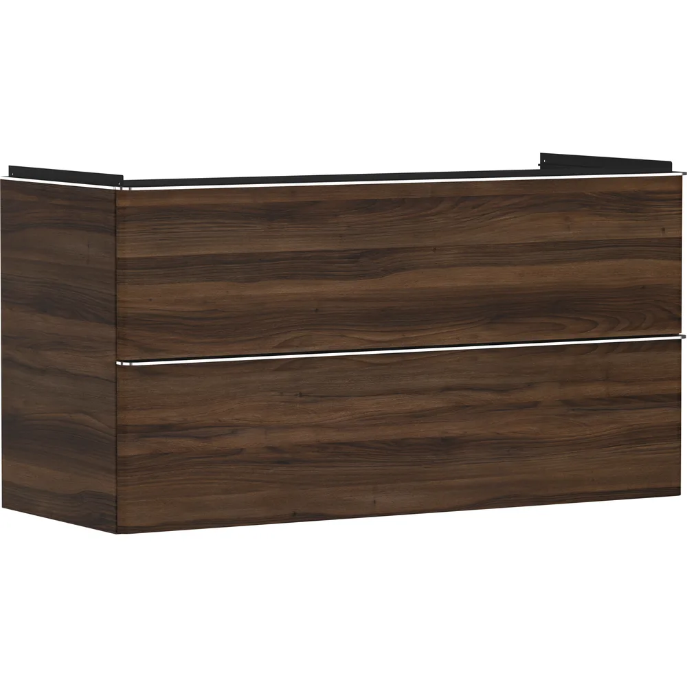 Hansgrohe Xelu Q 118 cm Koyu Ceviz 2 Çekmeceli Lavabo Dolabı - 54038000