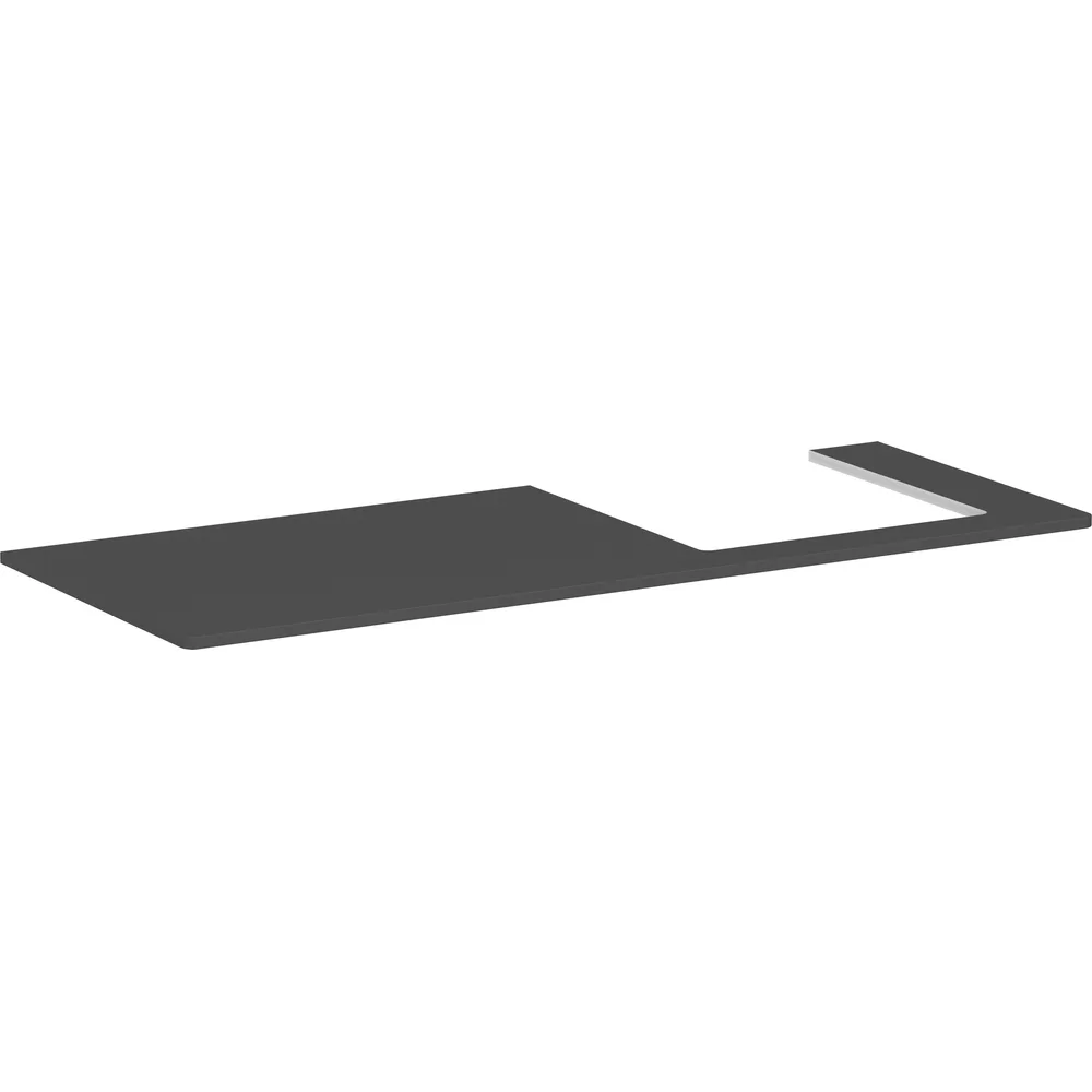 Hansgrohe Xelu Q 136 cm Elmas Mat Gri Sağ Kesitli Konsol - 54098910