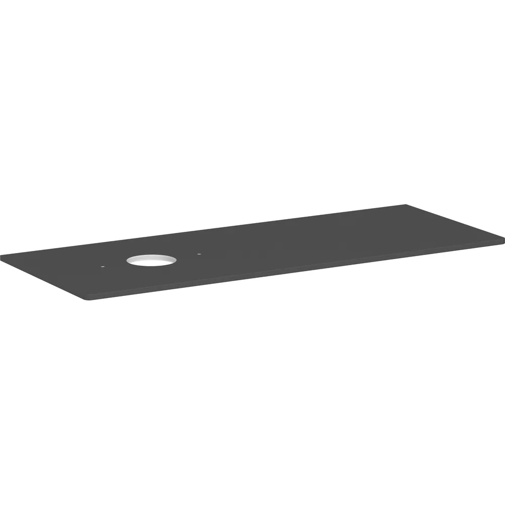 Hansgrohe Xelu Q 136 cm Elmas Mat Gri Sol Kesitli Çanak Lavabo Konsolu - 54116910