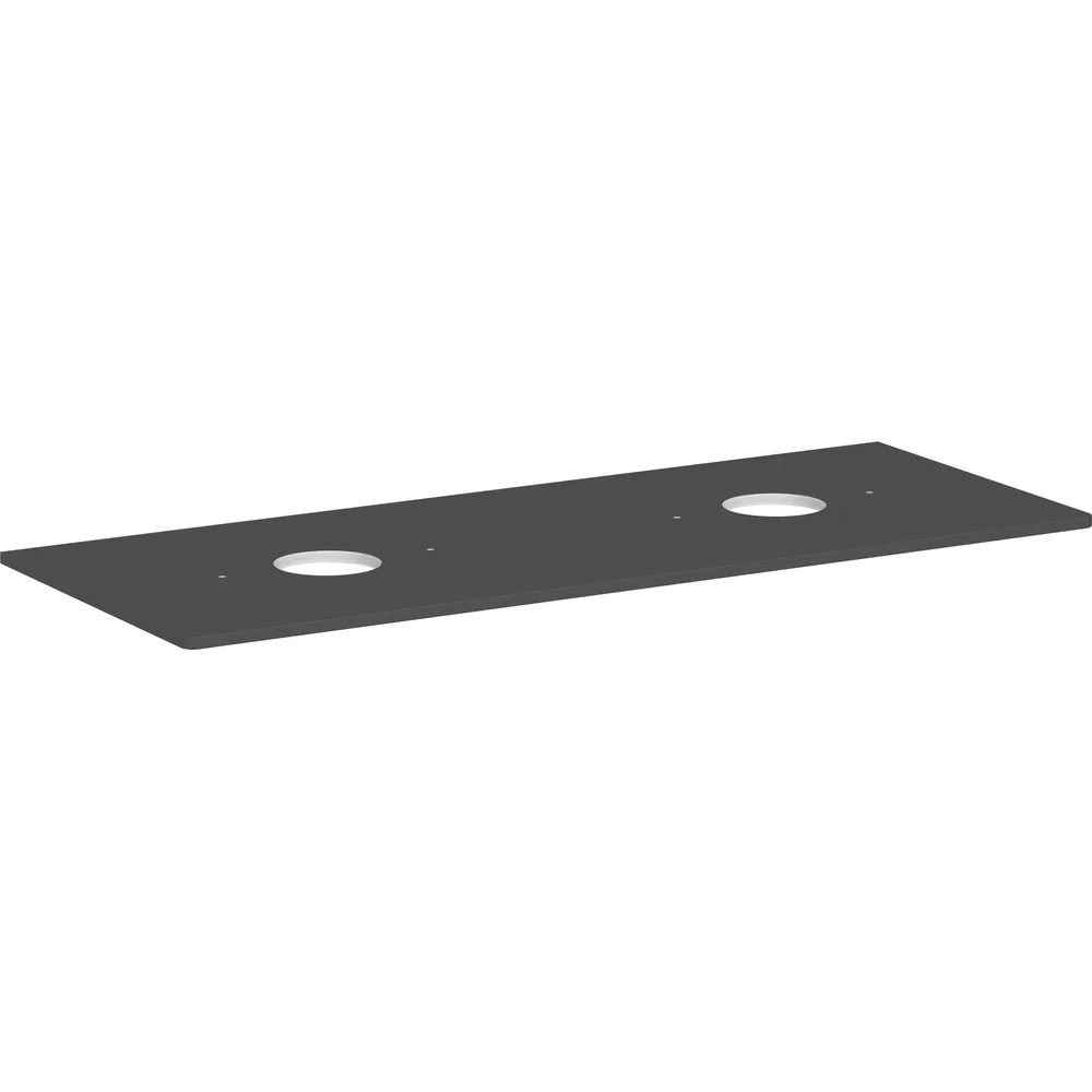Hansgrohe Xelu Q 136 cm Elmas Mat Gri Çift Kesitli Çanak Lavabo Konsolu - 54118910