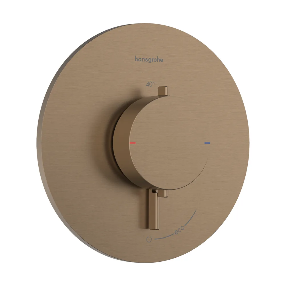 Hansgrohe Ecostat Comfort S Mat Bronz 1 Çıkış İçin Ankastre Termostatik Banyo Bataryası - 33714140