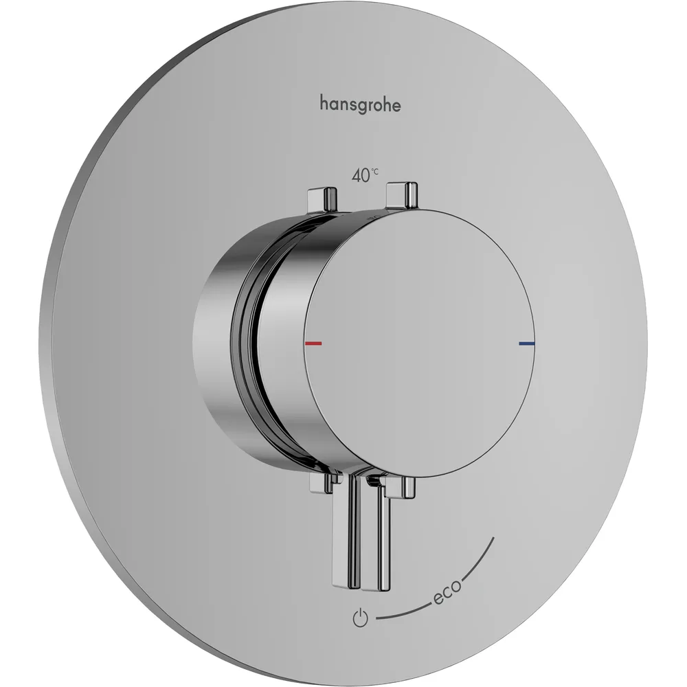 Hansgrohe Ecostat Comfort S 1 Çıkış İçin Ankastre Termostatik Banyo Bataryası - 33714000