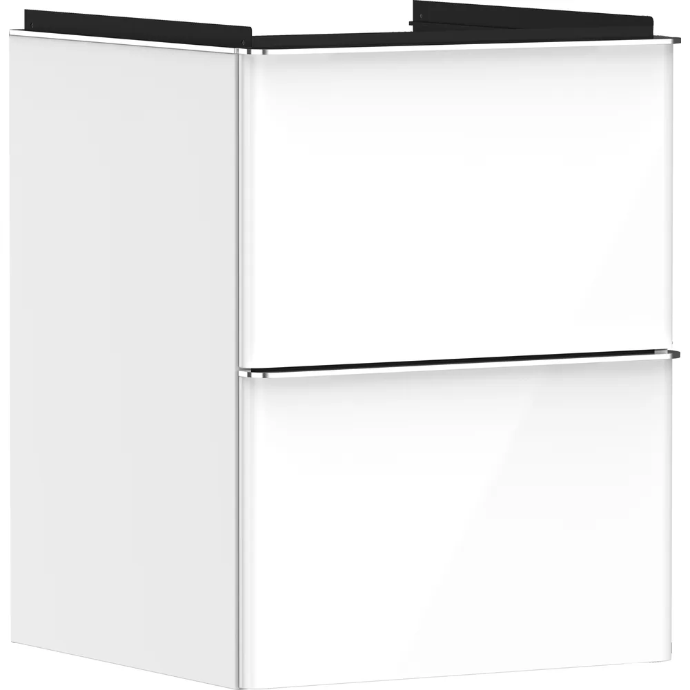 Hansgrohe Xelu Q 48 cm Parlak Beyaz 2 Çekmeceli El Yıkama Lavabo Dolabı - 54019000