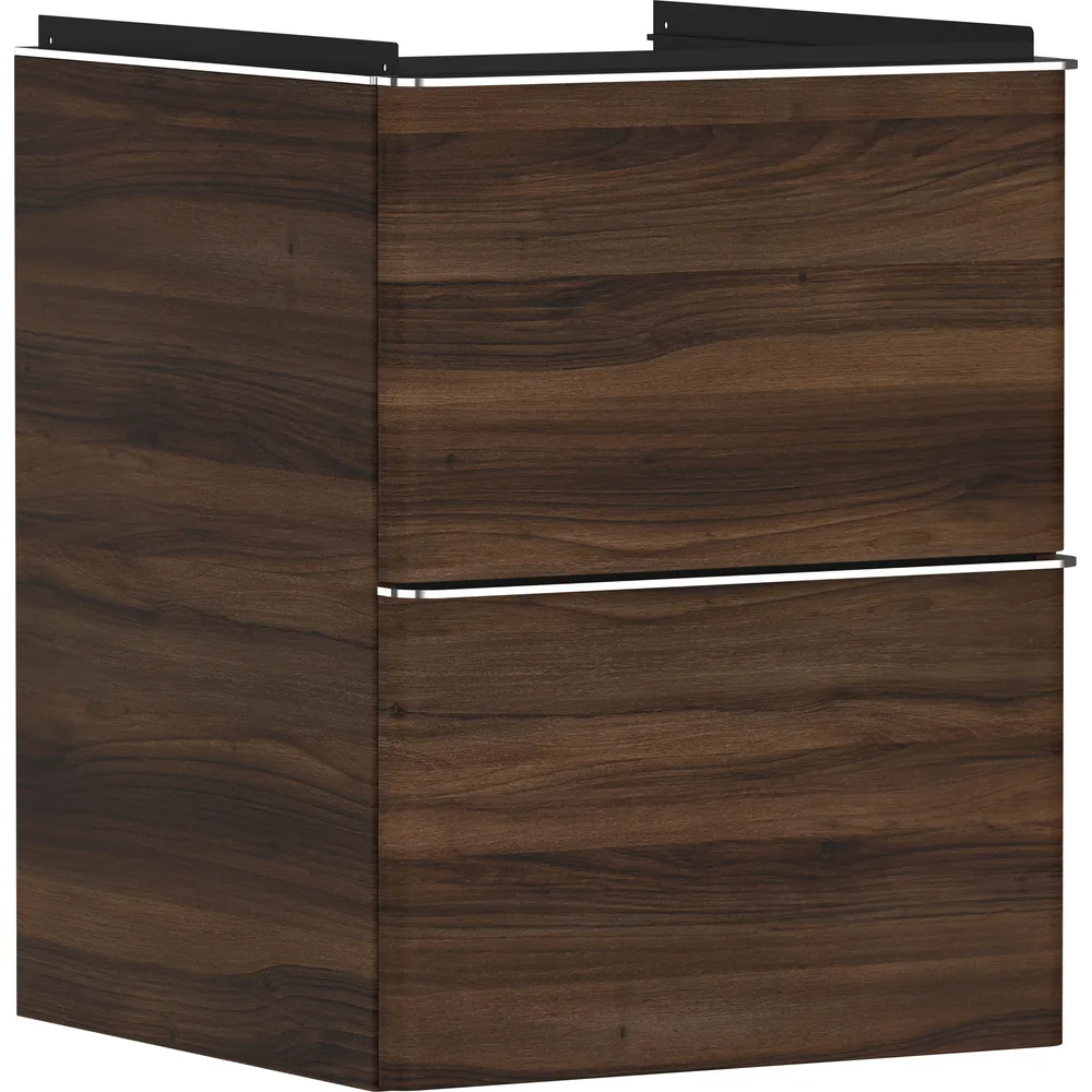 Hansgrohe Xelu Q 48 cm Koyu Ceviz 2 Çekmeceli El Yıkama Lavabo Dolabı - 54022000