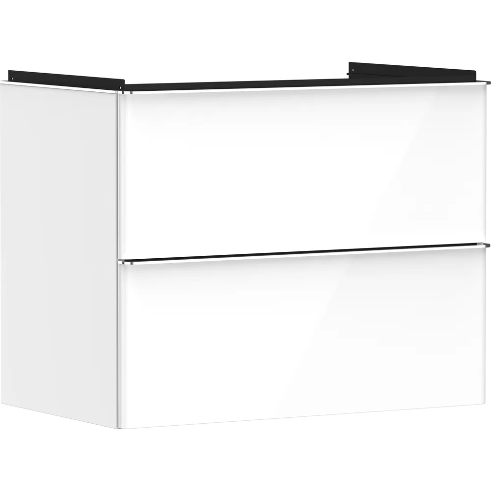 Hansgrohe Xelu Q 78 cm Parlak Beyaz 2 Çekmeceli Lavabo Dolabı - 54027000