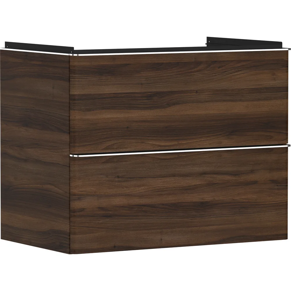 Hansgrohe Xelu Q 78 cm Koyu Ceviz 2 Çekmeceli Lavabo Dolabı - 54030000