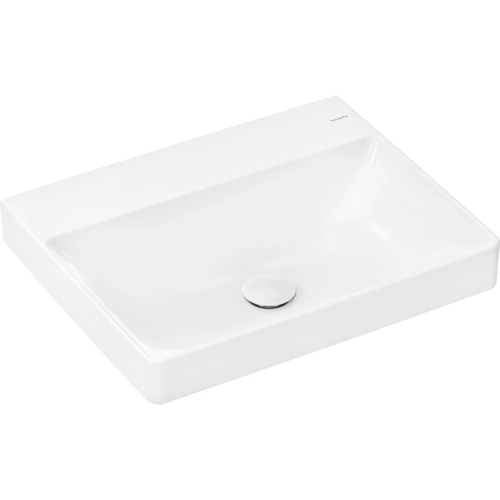 Hansgrohe Xelu Q 60x48 cm SmartClean Batarya Deliksiz Tezgah Üstü Lavabo - 61019450