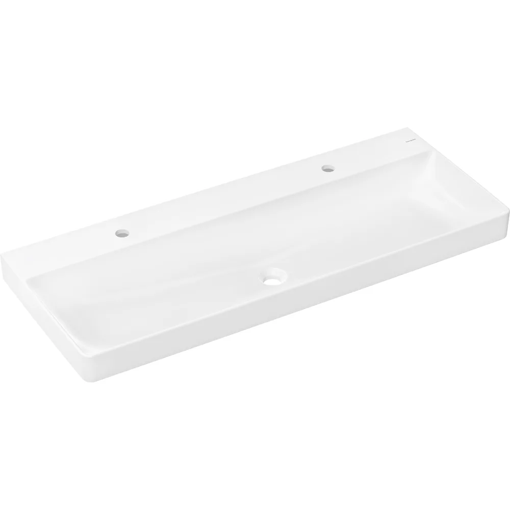 Hansgrohe Xelu Q 120x48 cm Çift Batarya Delikli Lavabo - 60322450