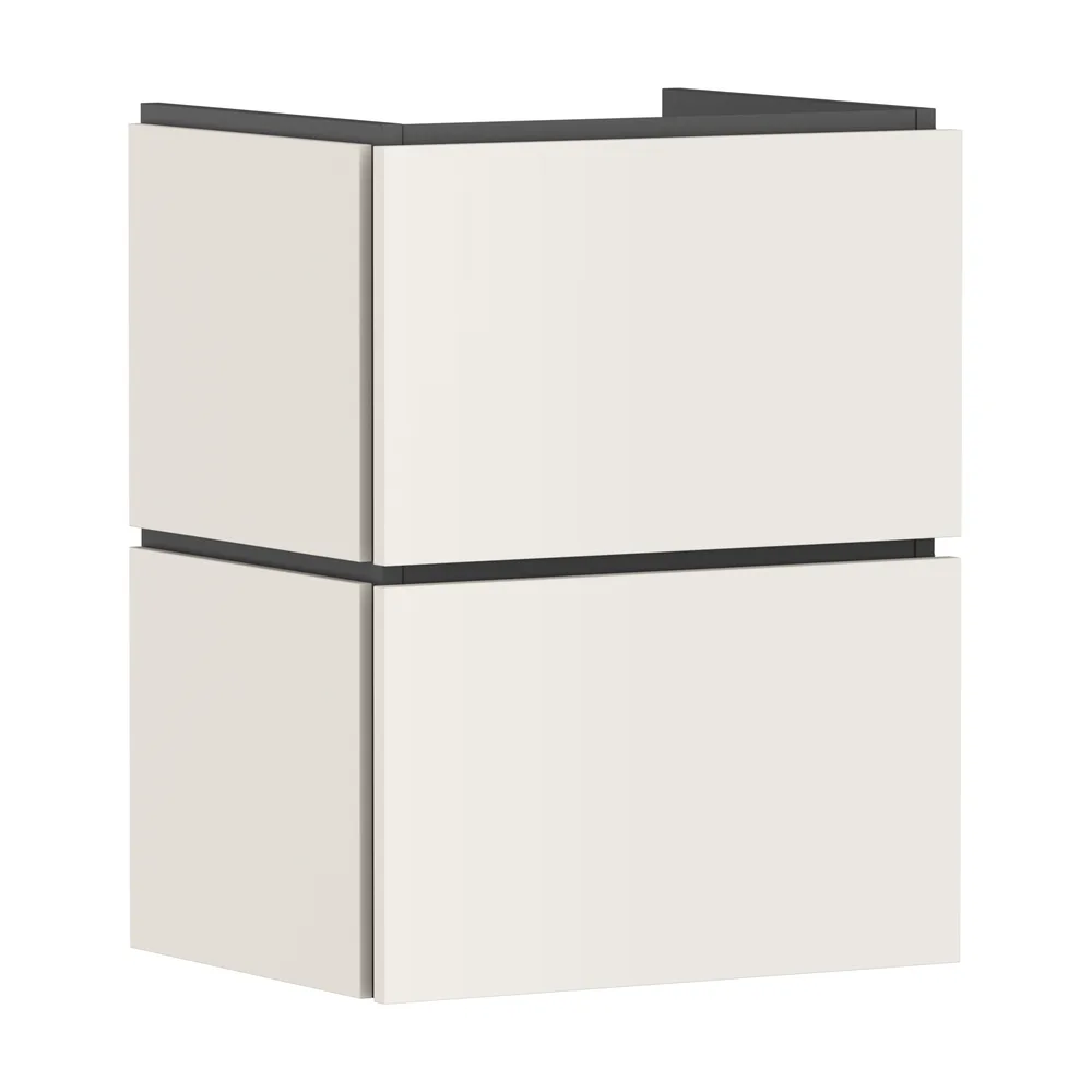 Hansgrohe Xilesa E 48x38 cm Kum Mat Bej 2 Çekmeceli El Yıkama Lavabo Dolabı - 54290780
