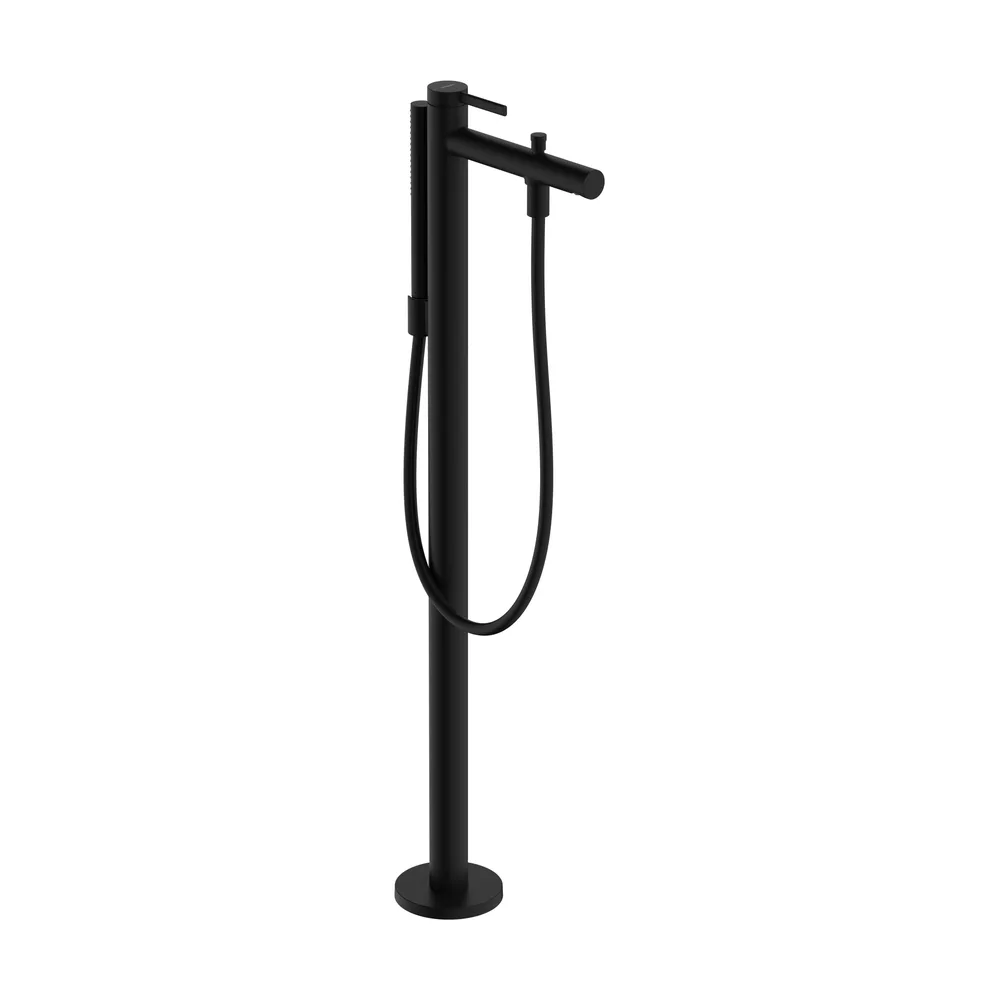Hansgrohe Zesis S Mat Siyah Yerden Tek Kollu Küvet Bataryası - 74445670