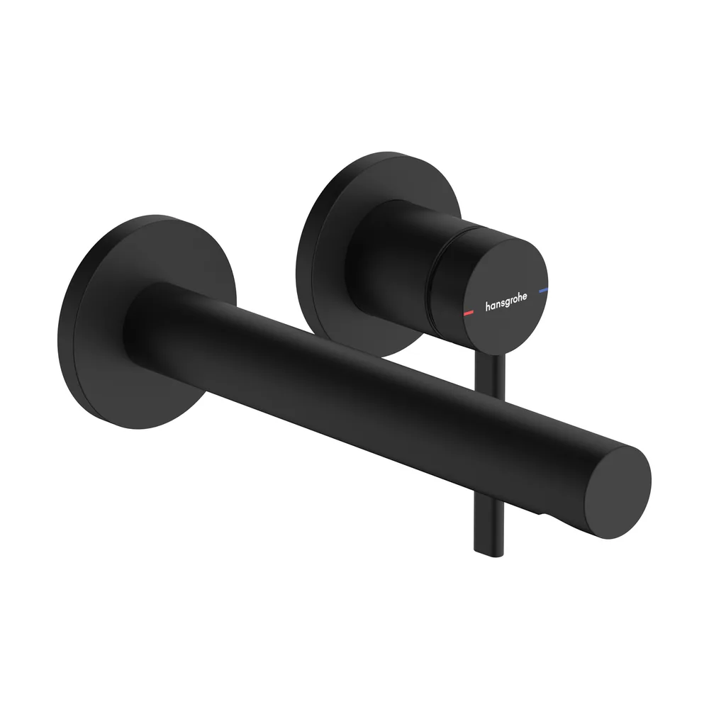 Hansgrohe Zesis S Mat Siyah 19,4 cm Duvardan Ankastre Lavabo Bataryası - 74750670
