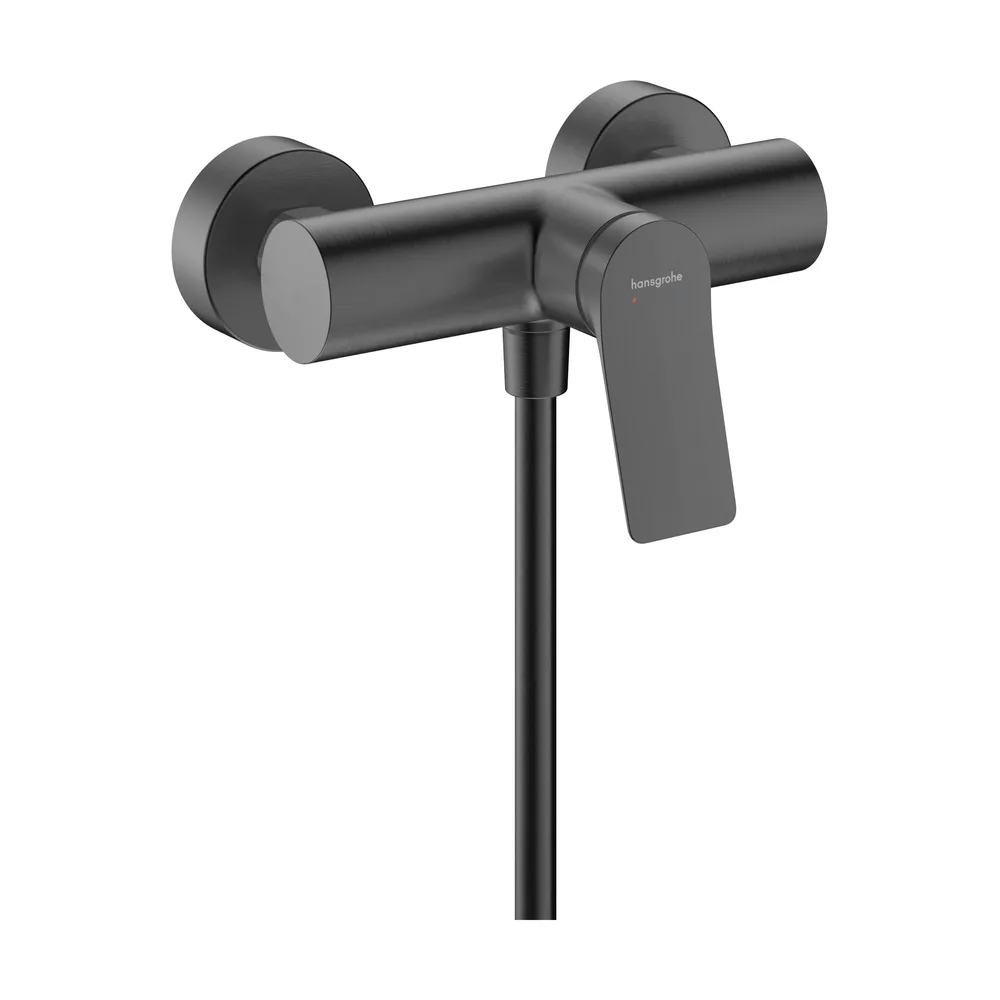 Hansgrohe Vivenis Mat Siyah-Krom Sıva Üstü Tek Kollu Duş Bataryası - 75623340